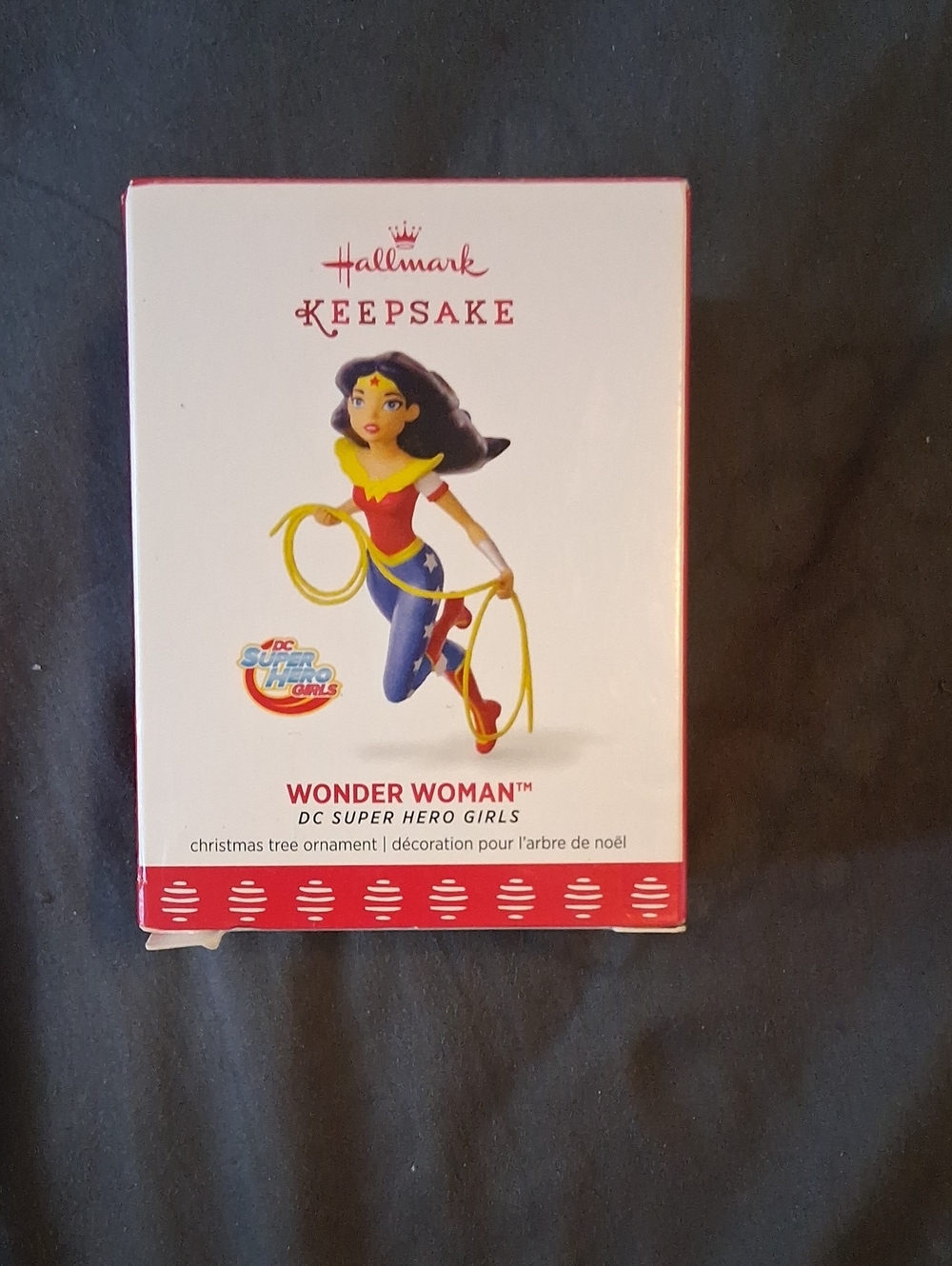 Hallmark Wonder Woman Keepsake Ornament - Red, Blue, Gold